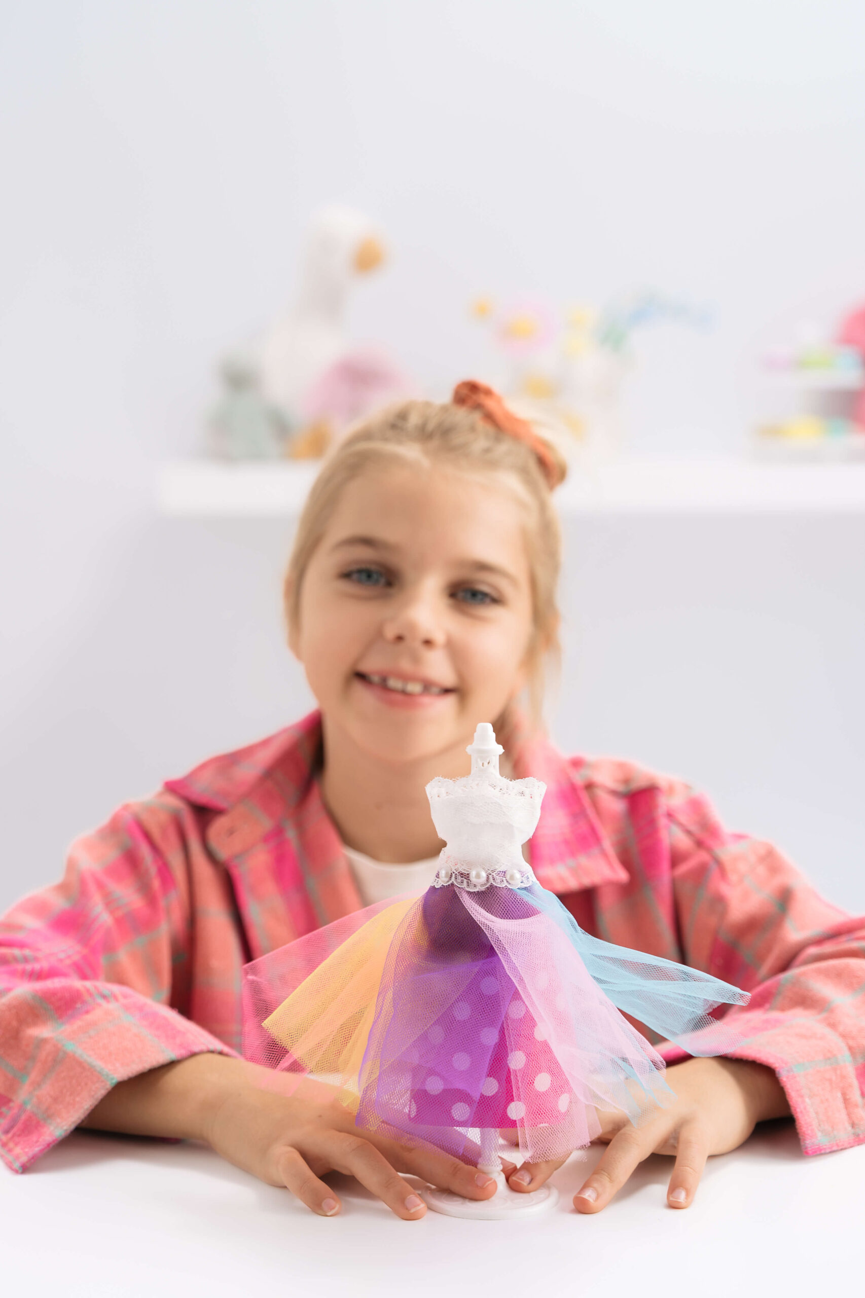 Gotowe projekty ubrań wykonane z zestawu WOW BOX Projektant Mody