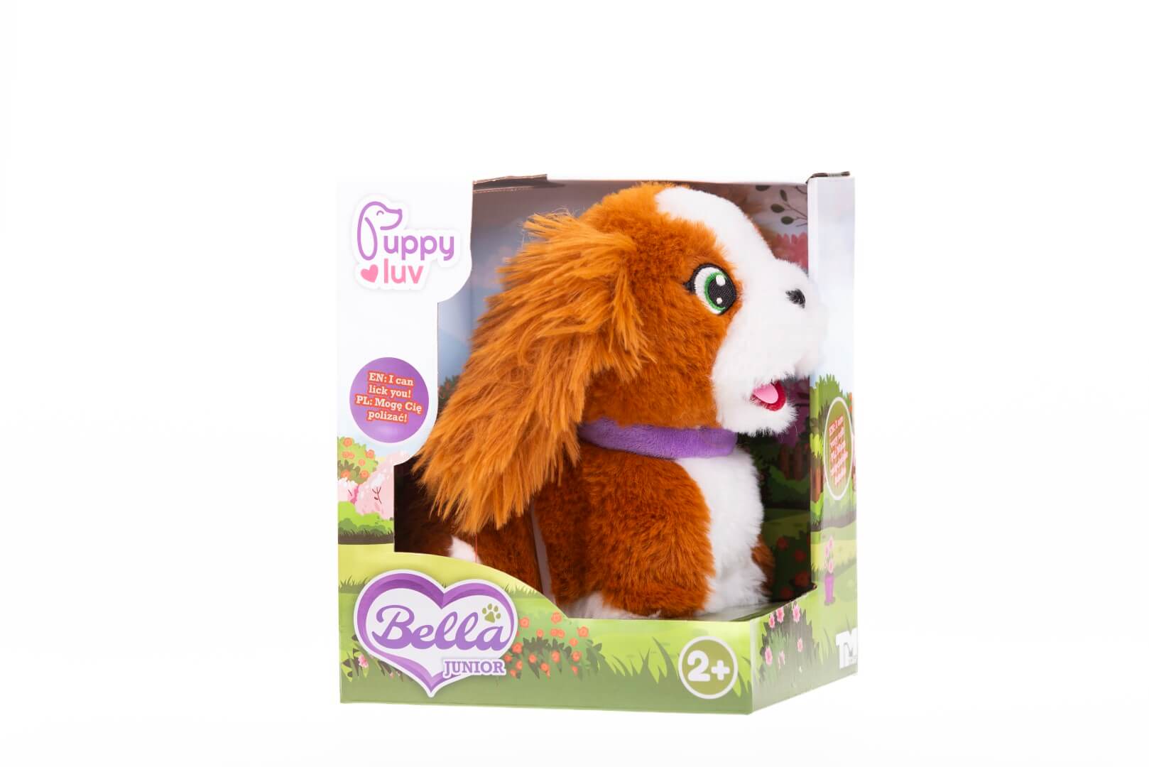 Interaktywny piesek Puppy Luv Bella Junior – Cavalier reagujący na dotyk