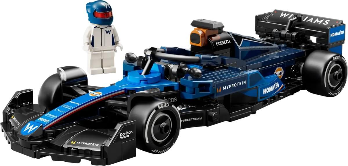 LEGO 77249 Williams Racing FW46 – złożony model bolidu