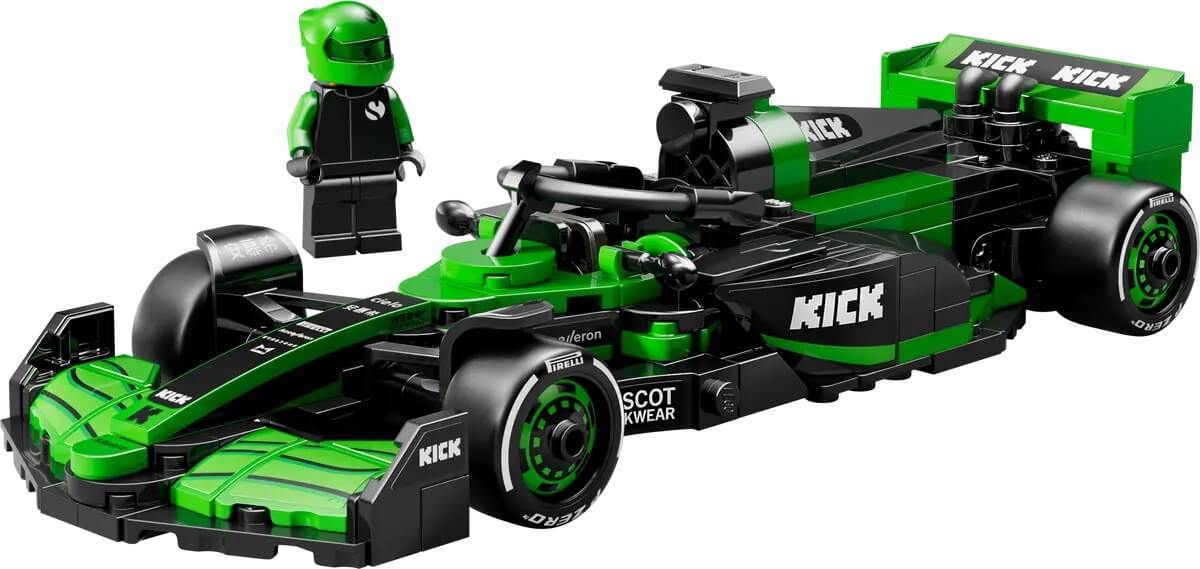 LEGO Speed Champions KICK Sauber C44 – złożony model bolidu