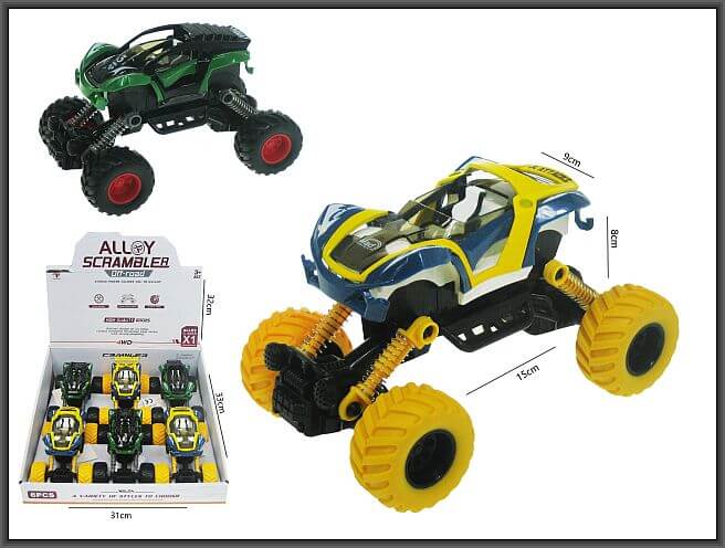 Monster truck auto na dużych kołach