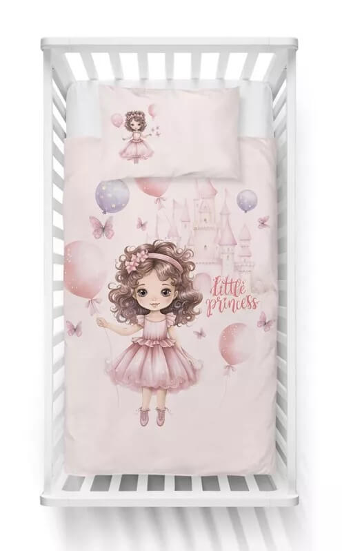 Posciel bawelniana dziecieca Mala Ksiezniczka 100x135 wzor 5141B