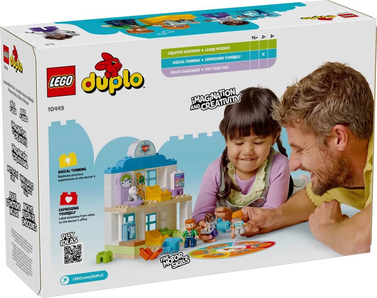 LEGO DUPLO 10449 Wizyta u lekarza – pudełko tył
