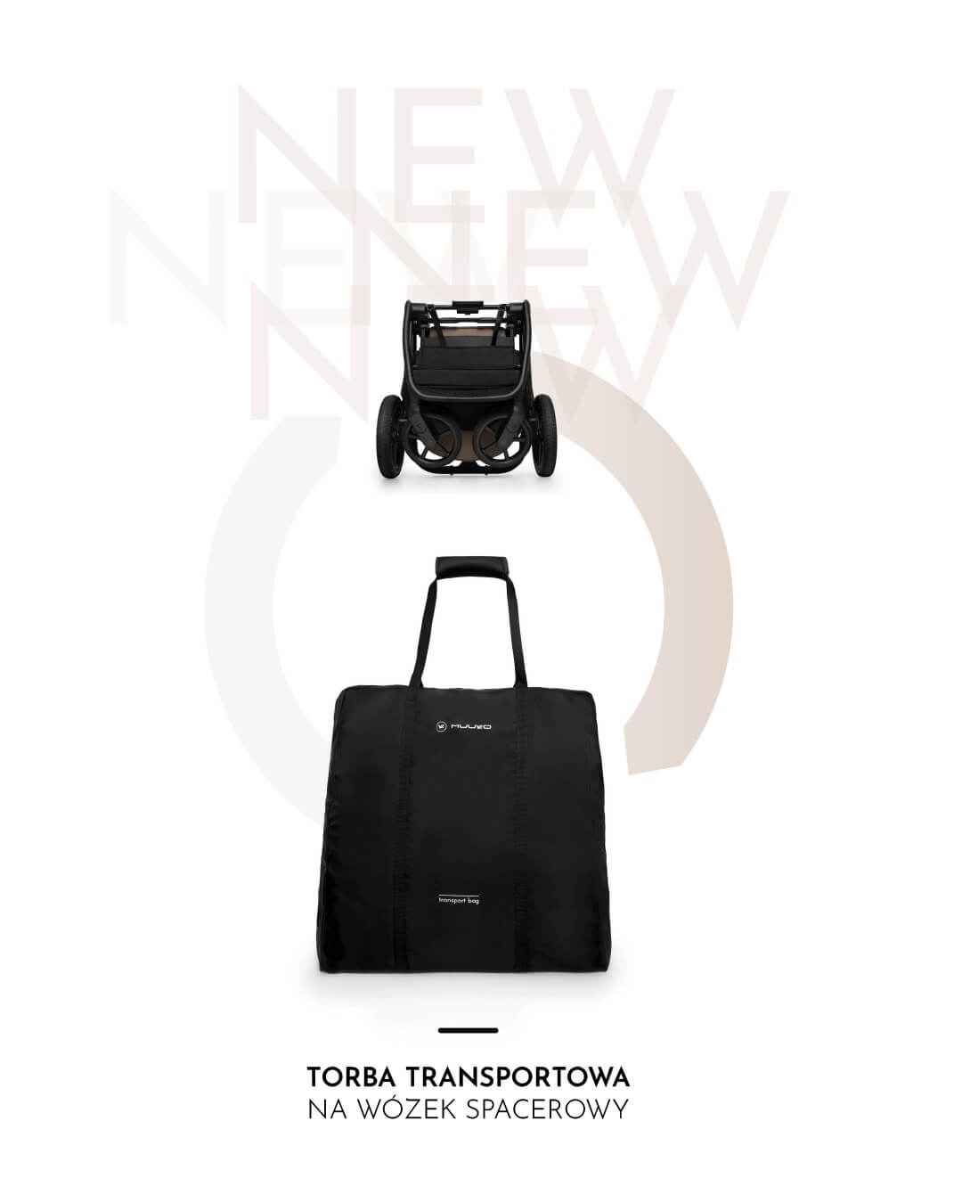 MUUVO TORBA TRANSPORTOWA na spacerówkę i ramę