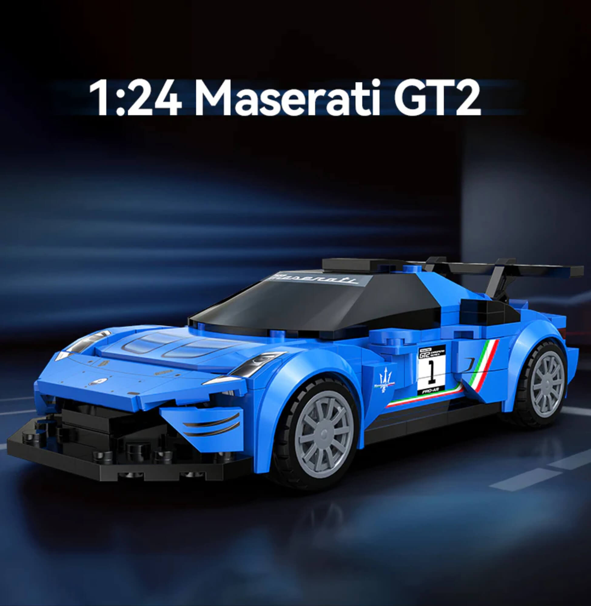 Bok modelu CaDA Maserati GT2 realistyczne detale nadwozia