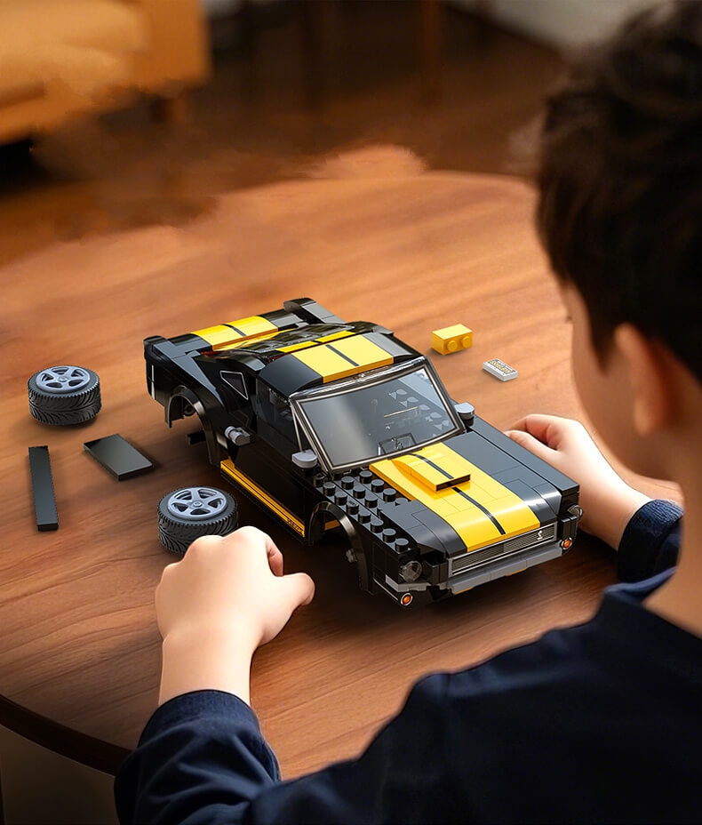 Budowa modelu CaDA Shelby GT 350H RC z klocków