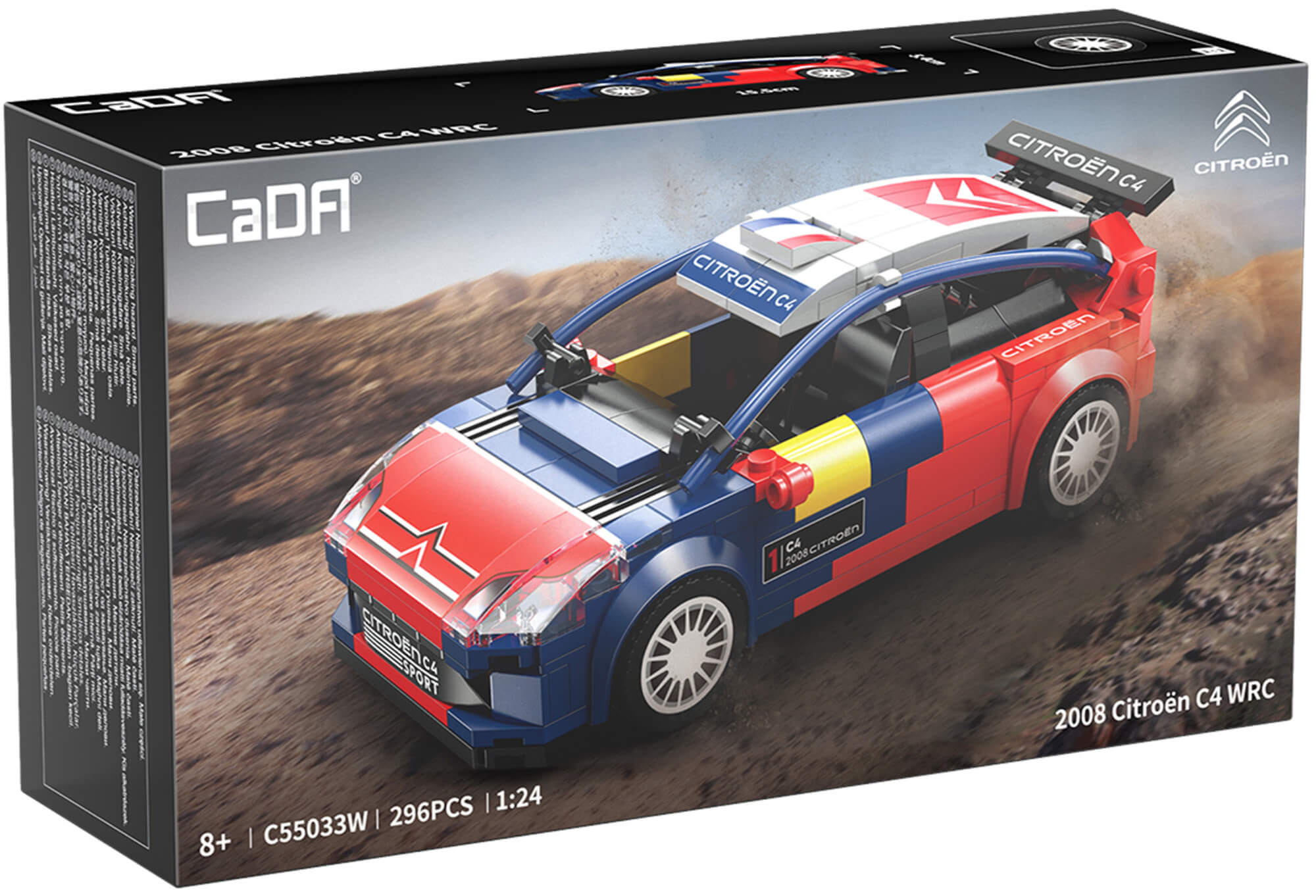 CaDA Citroen C4 WRC C55033W – klocki konstrukcyjne w pudełku