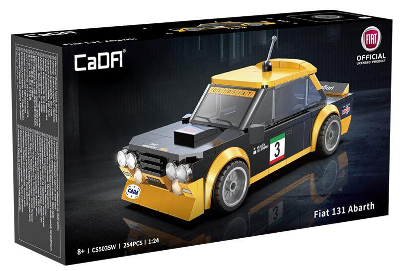 CaDA Fiat 131 Abarth C55035W – klocki konstrukcyjne w pudełku