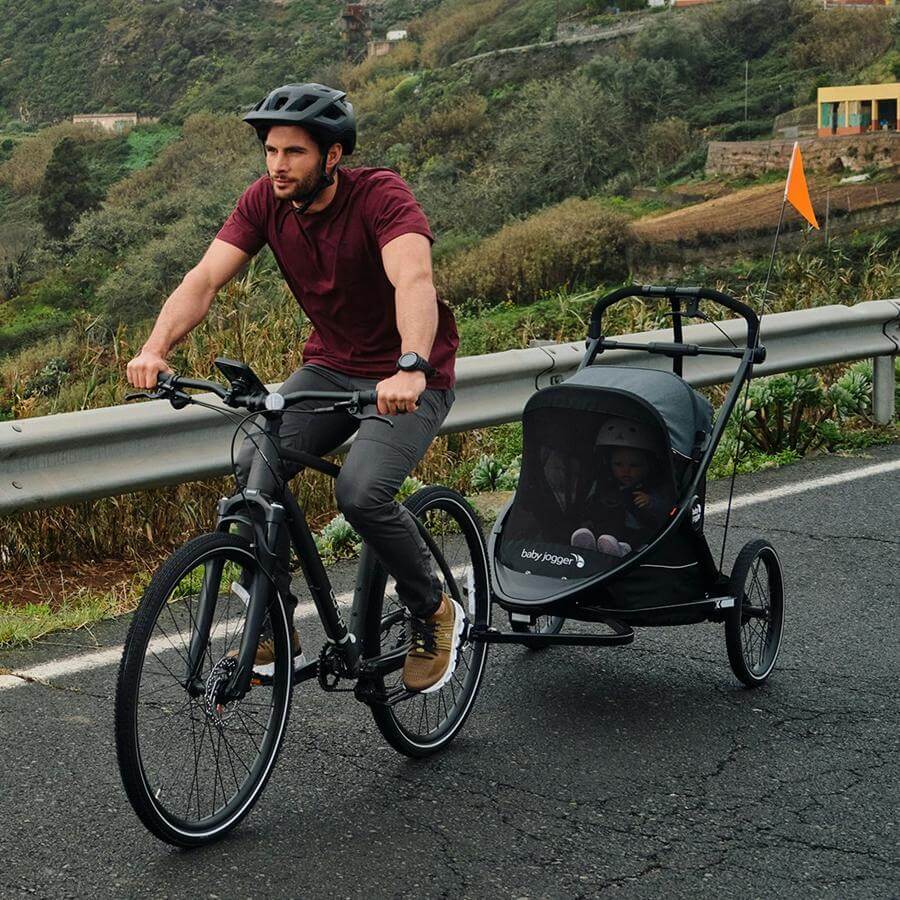 City PRIX w konfiguracji przyczepki rowerowej