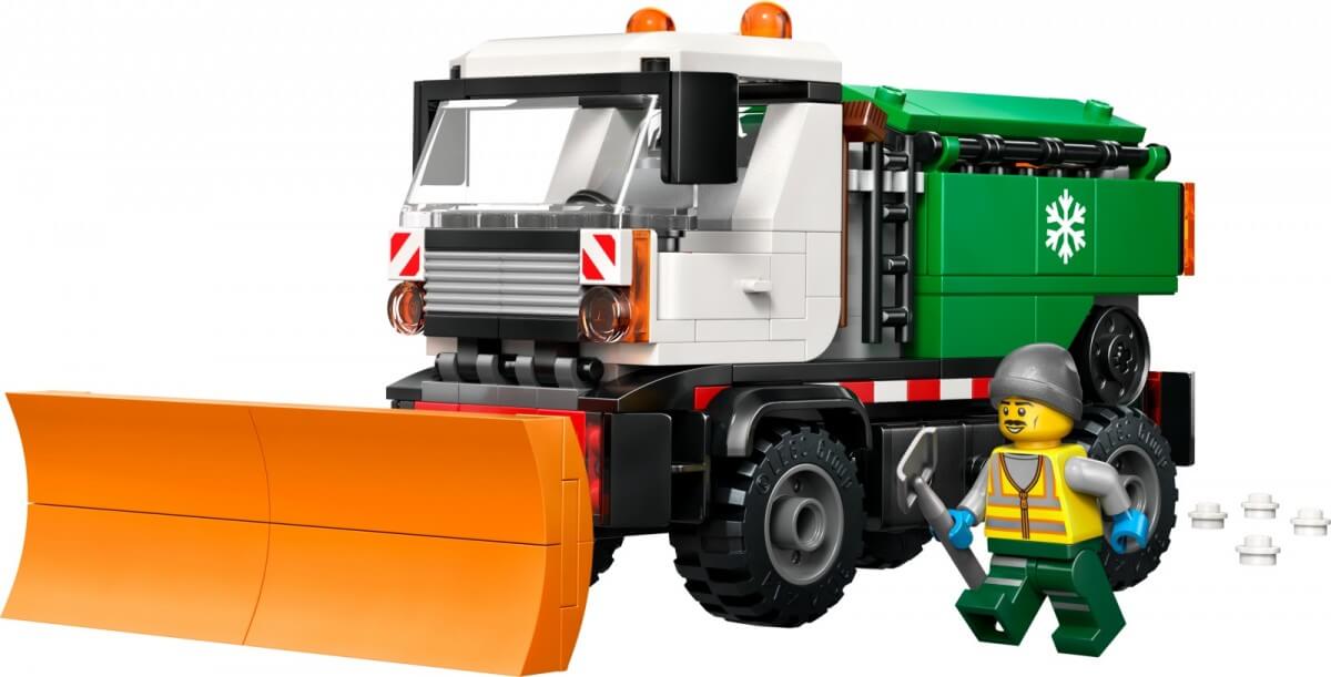 LEGO City 60490 Pług śnieżny złożony model