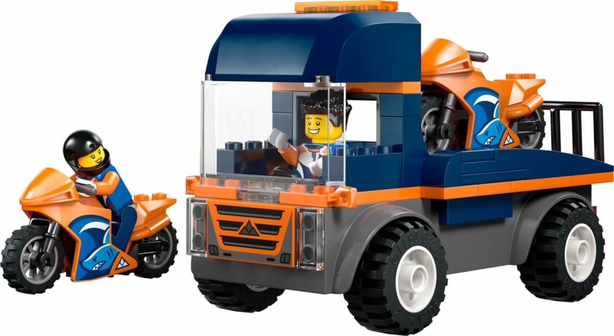 LEGO City 60491 Laweta z motocyklem