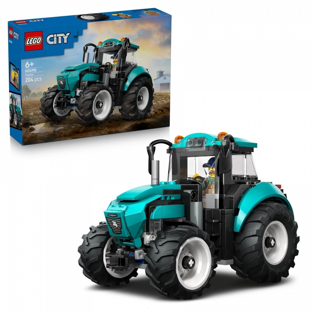 LEGO City 60498 Traktor opakowanie i model