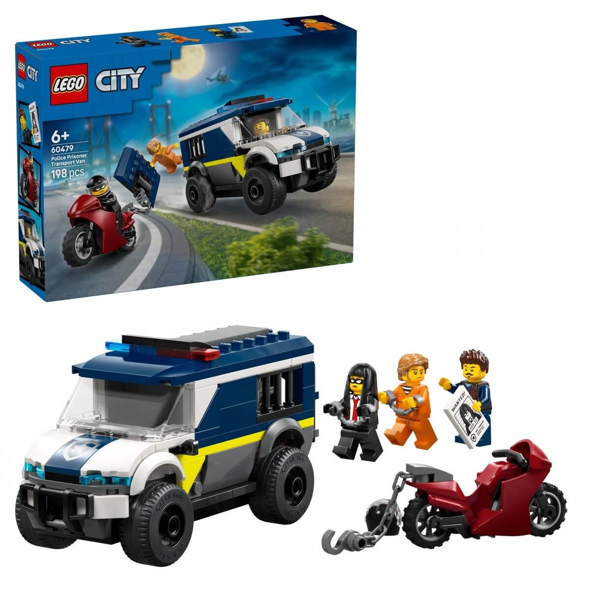 LEGO City 60479 policyjna furgonetka konwoju więziennego zestaw
