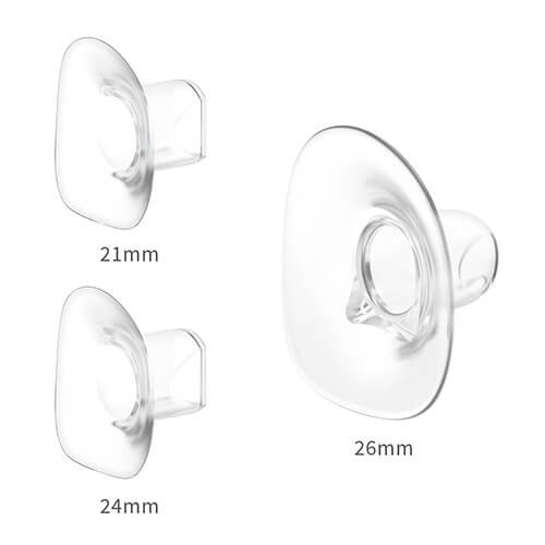 Lejki do laktatora BabyOno Megan 21 mm 24 mm 26 mm