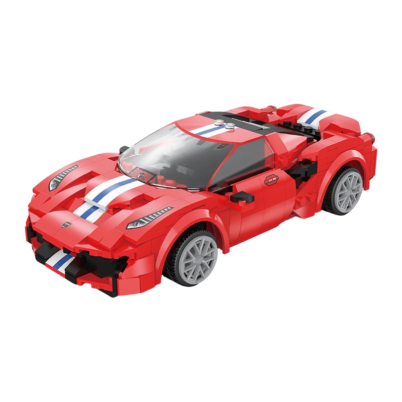 Model CaDA 488 Race Car RC po złożeniu – wyścigówka z klocków