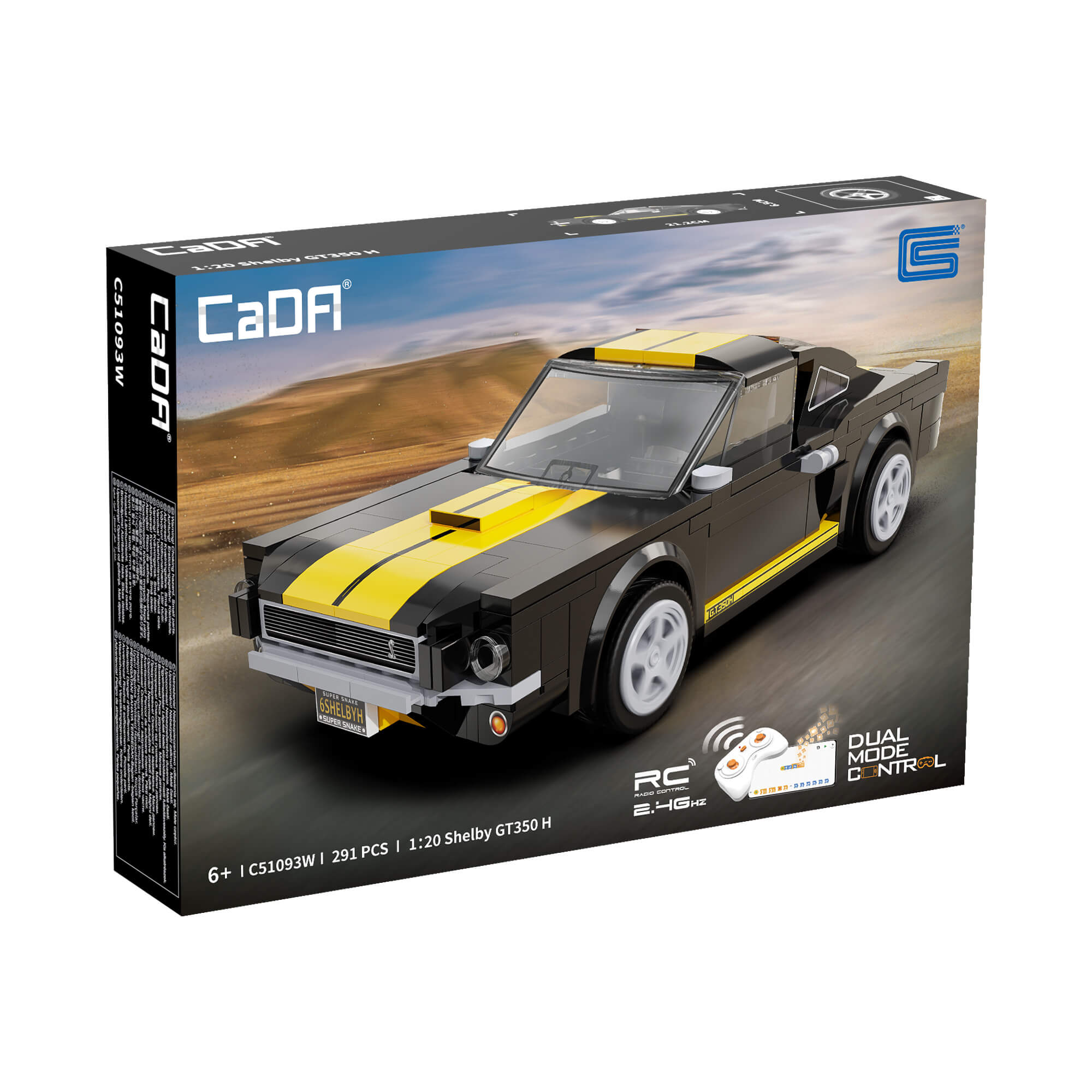 Shelby GT 350H RC C51093W – klocki konstrukcyjne w pudełku