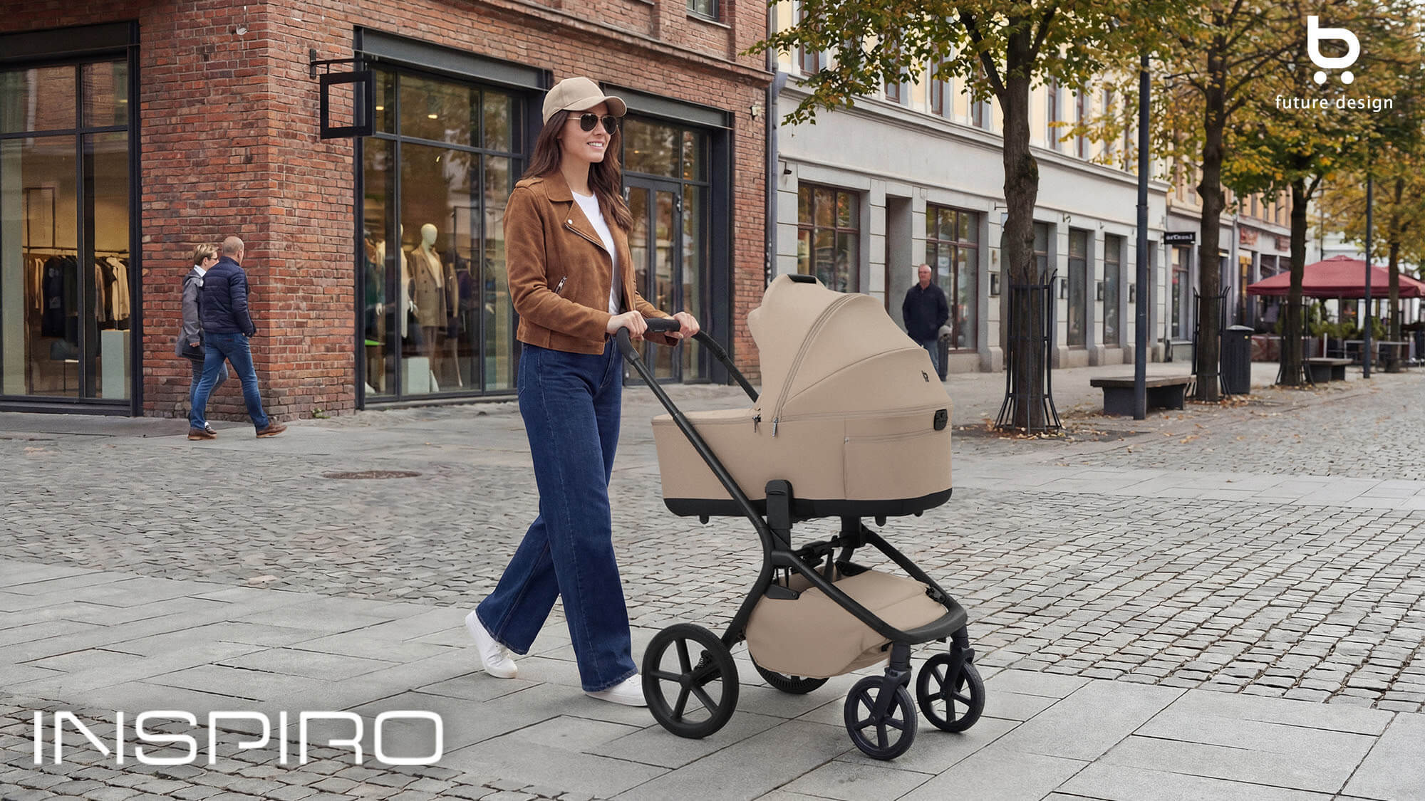 Wózek dziecięcy Future Design Inspiro 2w1 ze składaną gondolą