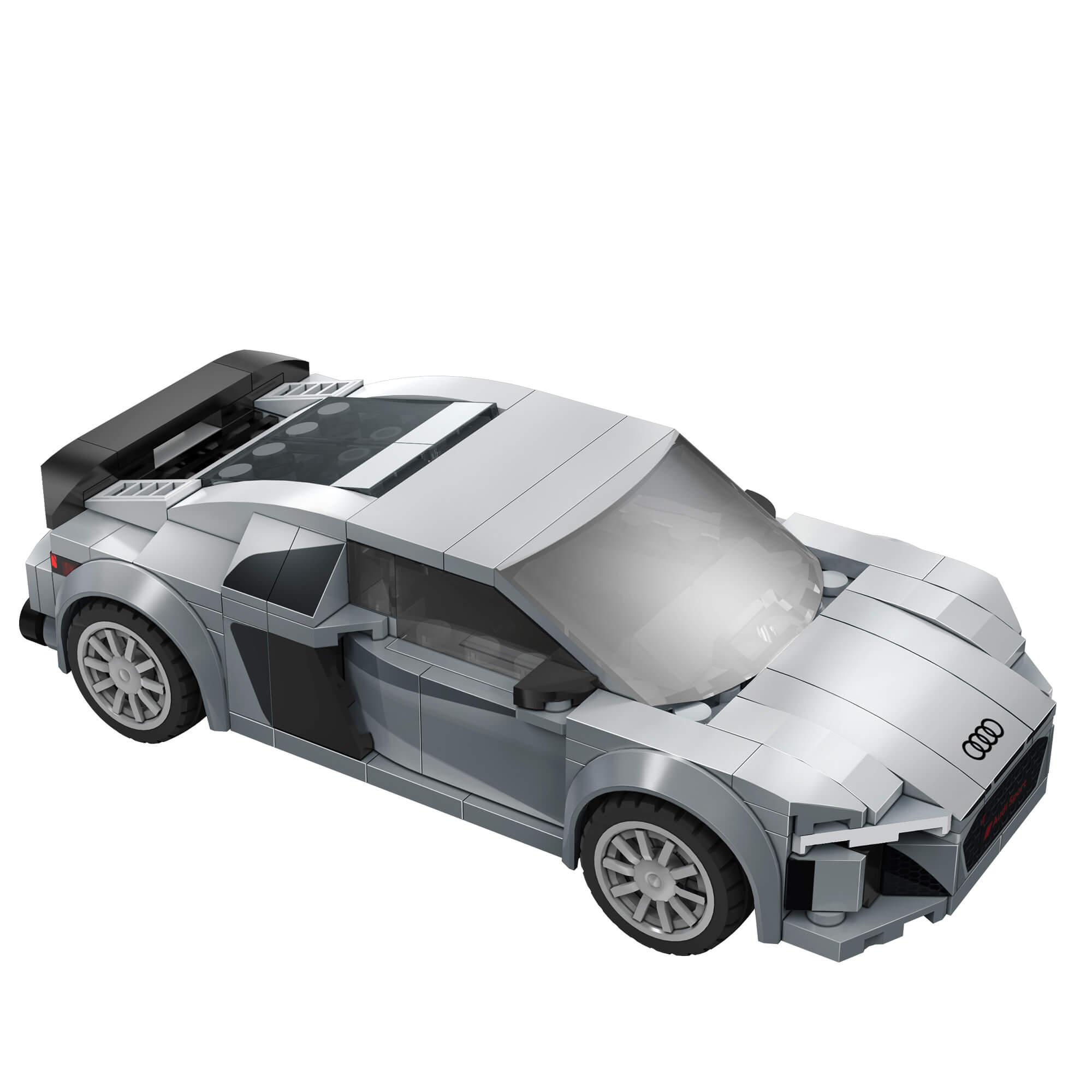 Złożony model CaDA Audi R8 Coupe – sportowe auto 1 24