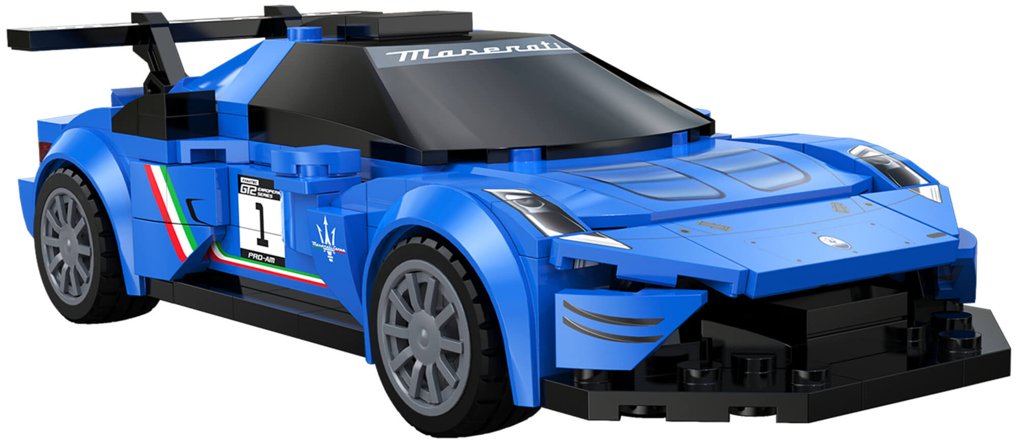 Złożony model CaDA Maserati GT2 wyścigówka 1 24 z klocków