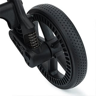 koła z amortyzacją i rączka