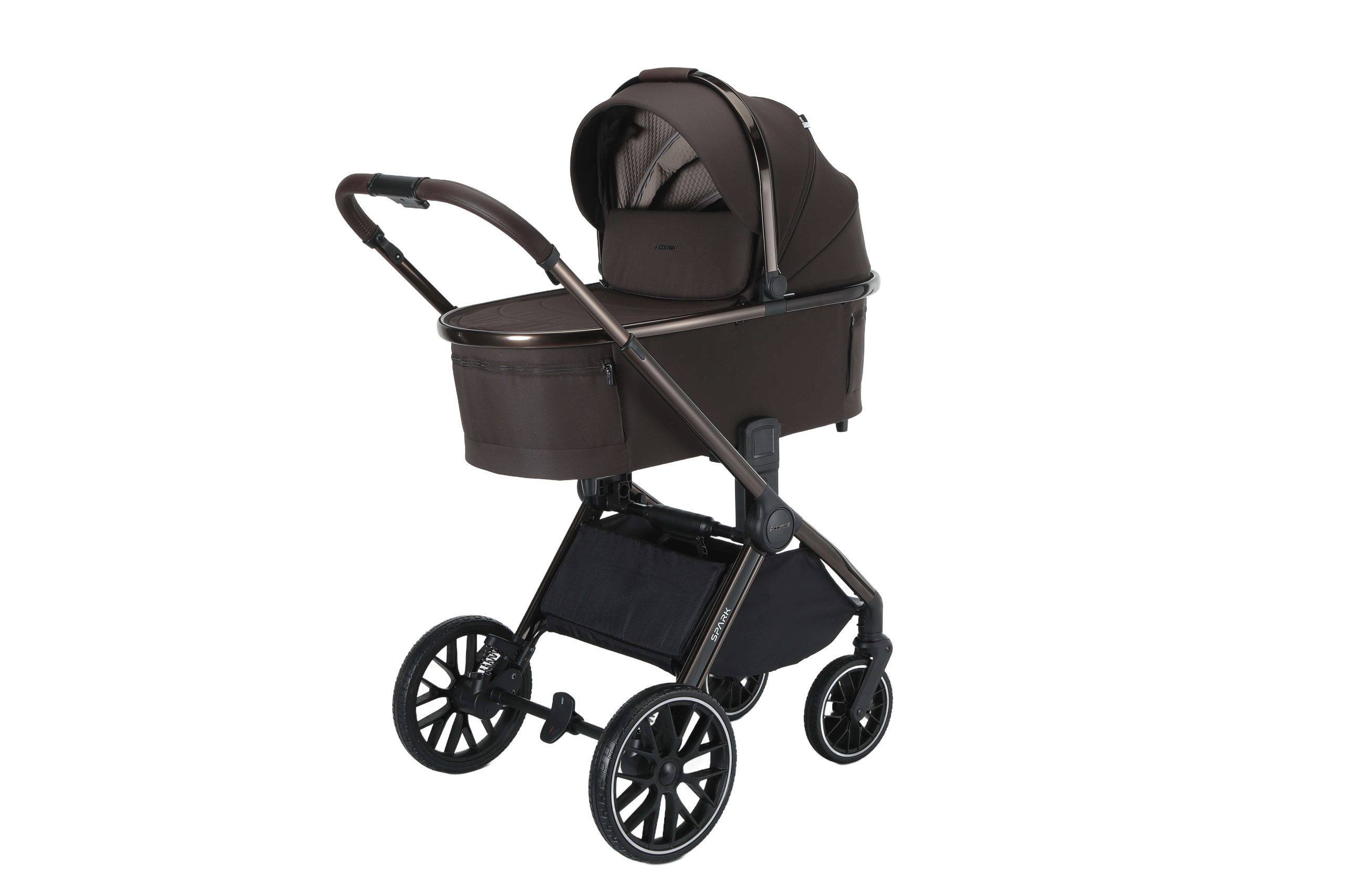 Adamex Spark Chocolate Brown wózek 2w1