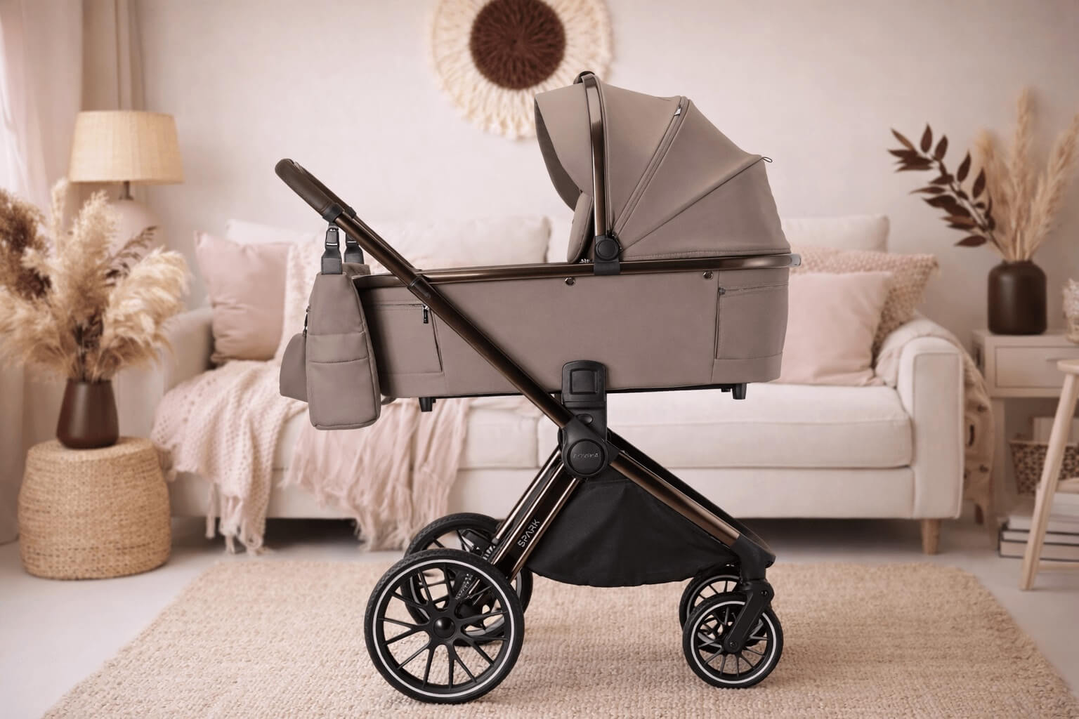 Adamex Spark Chocolate gondola – kolor Fango