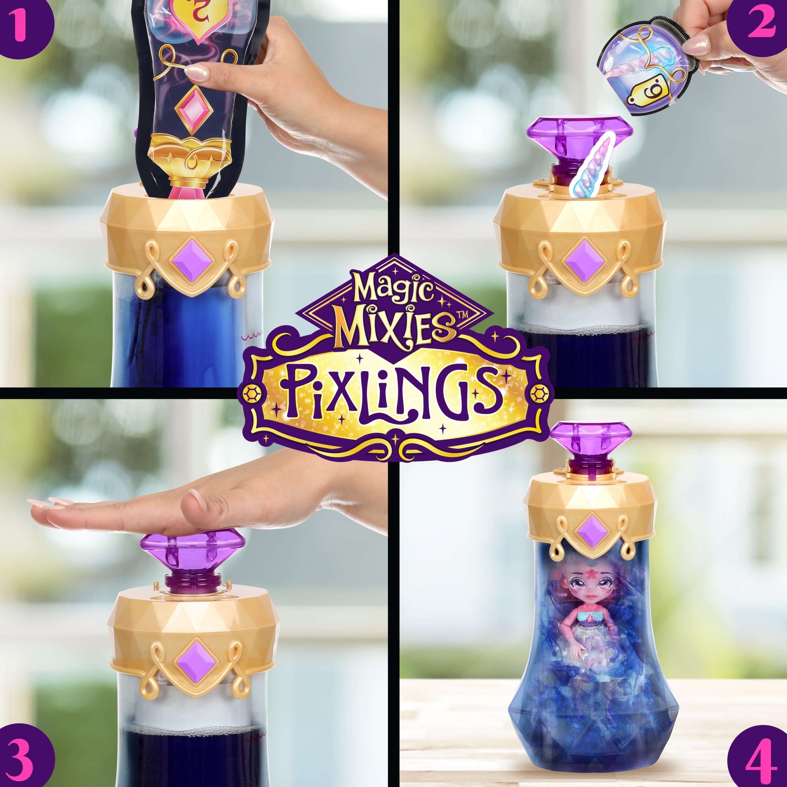 Magic Mixies Pixlings efekt odkrywania jednorożca