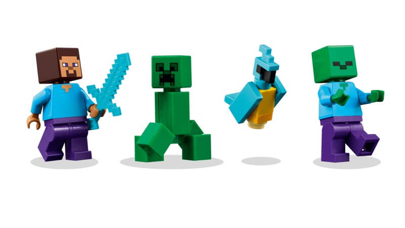 LEGO Minecraft 21275 Steve Creeper zombie