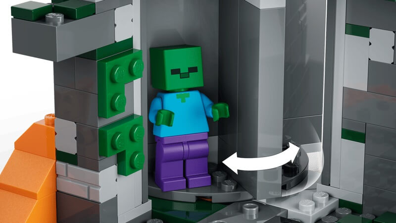 LEGO Minecraft Loch zombie obrotowa komora