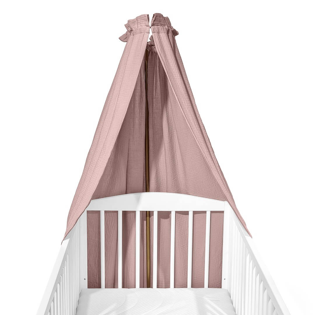 baldachim do lozeczka bawelniany muslin