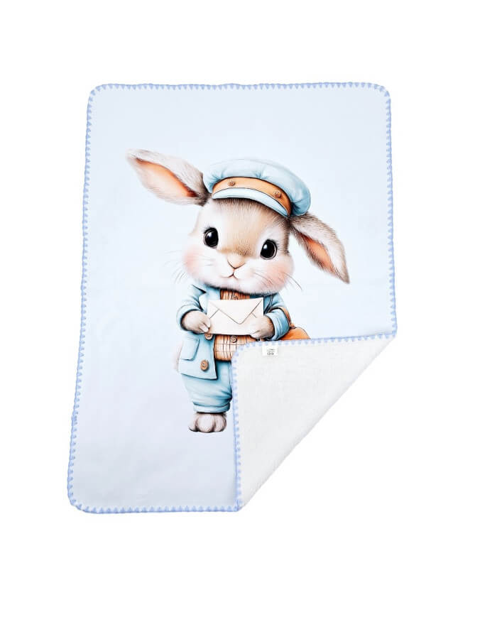 Kocyk Muszelka LISTONOSZ – wygodne okrycie dla dziecka