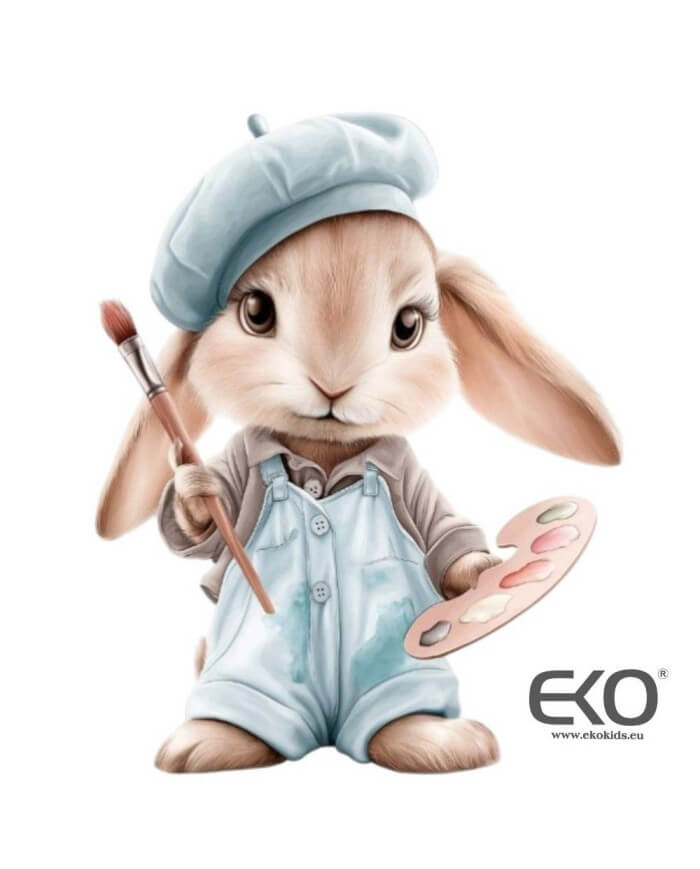 Naturalne gniazdko niemowlęce z tkaniny bambusowej malarz