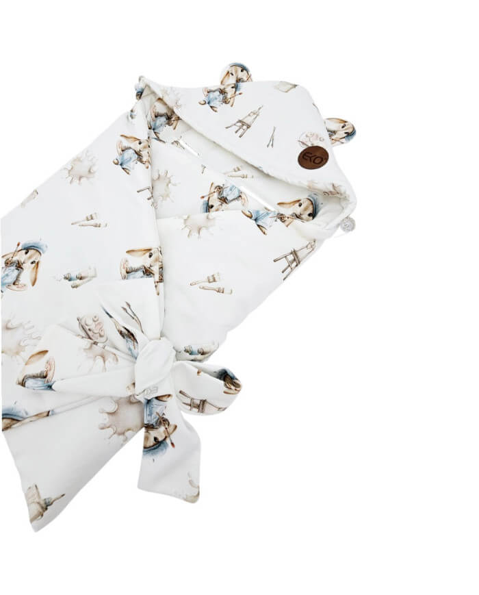 otulacz do fotelika bambusowy dla niemowlaka