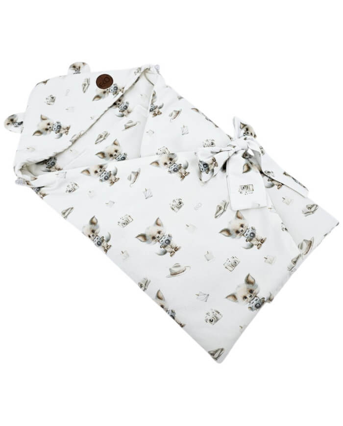 otulacz do fotelika bambusowy dla niemowlaka