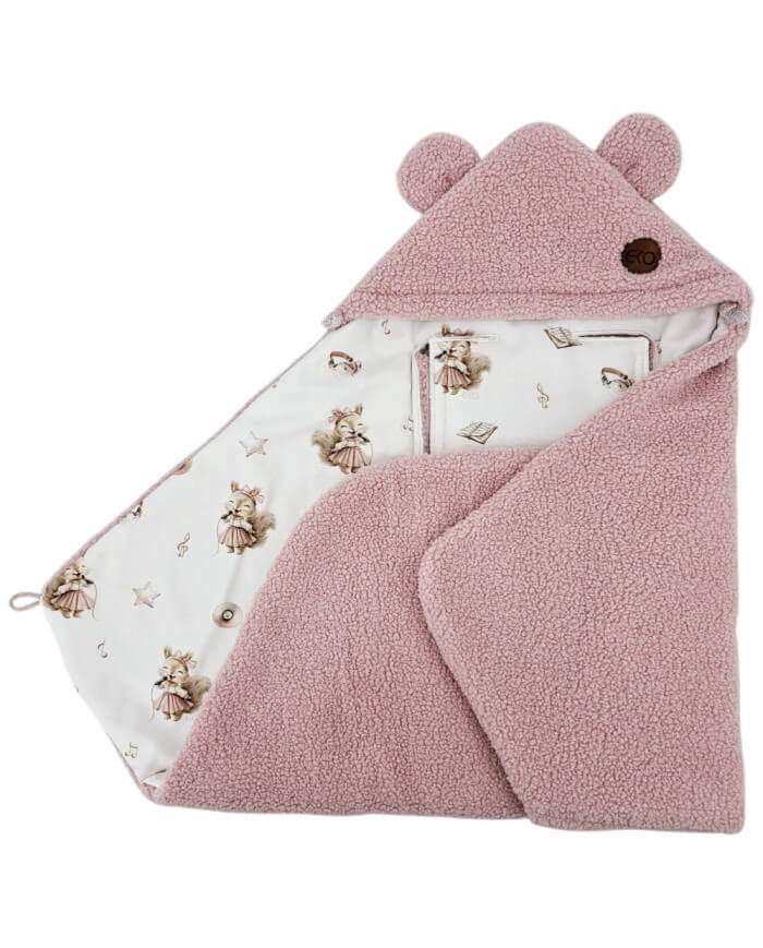 otulacz do fotelika pasy 3 i 5 punktowe bambus