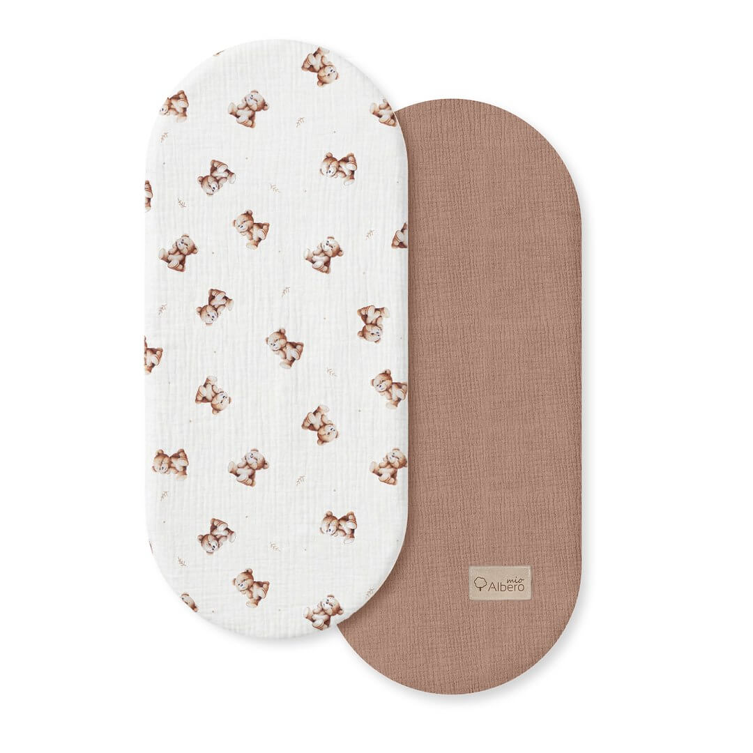 przescieradlo do gondoli vintage teddy cm1