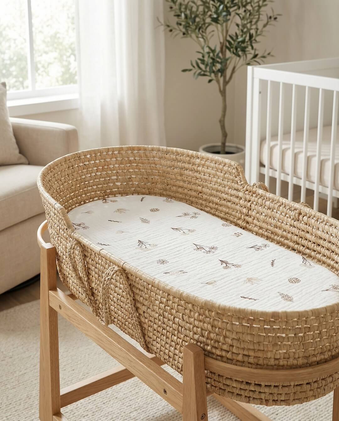 Prześcieradło do kosza Mojżesza