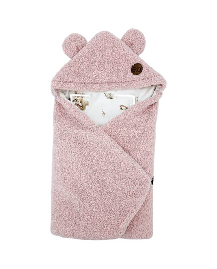 śpiworek do fotelika samochodowego bambus boucle pasy 3 i 5 punktowe piosenkarka