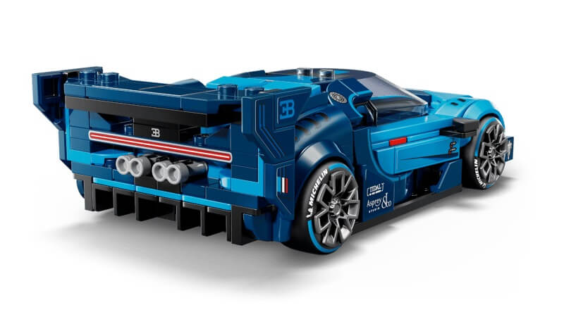LEGO 77253 Bugatti Vision GT tył modelu