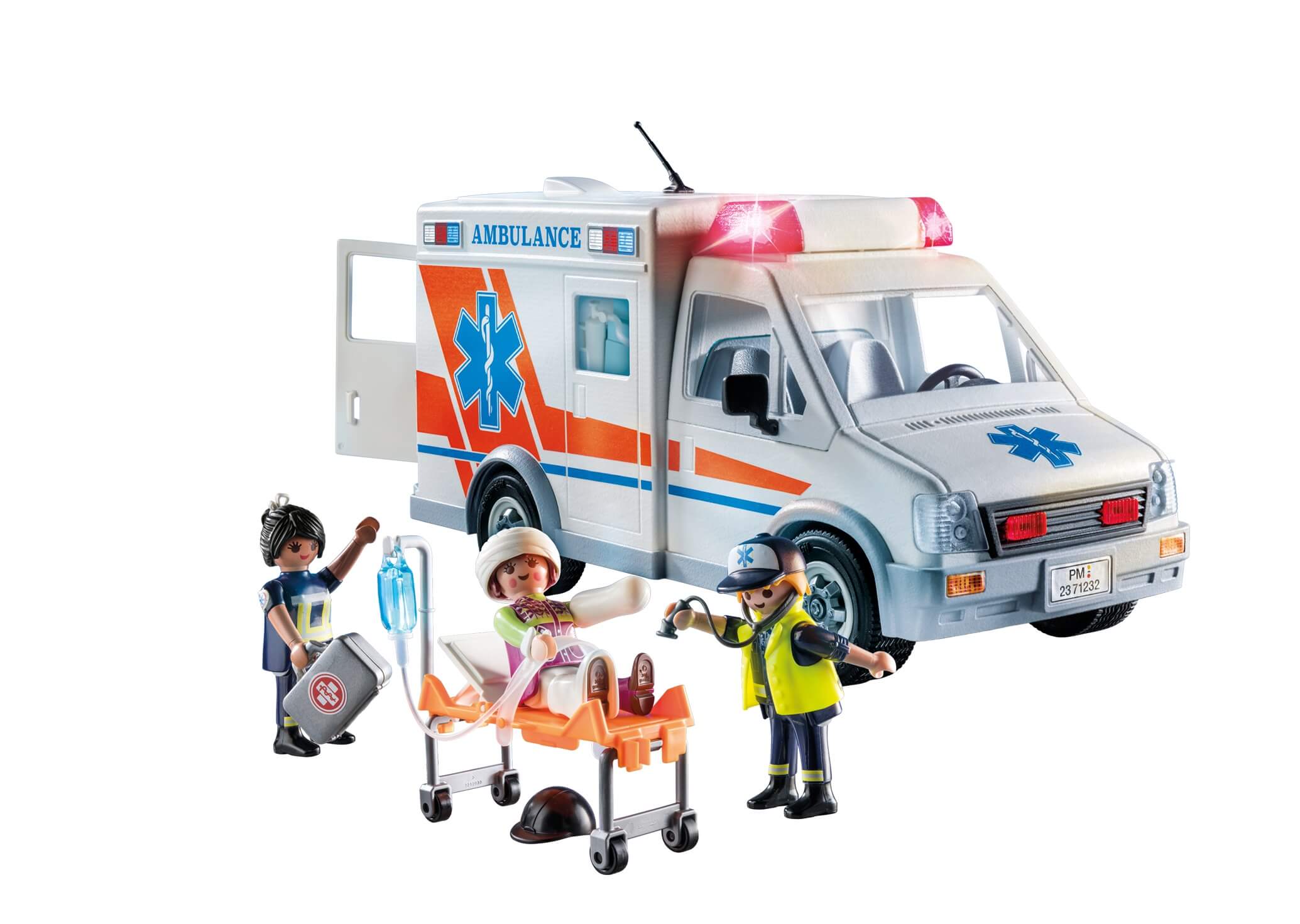 playmobil ambulans nosze ratownictwo zestaw