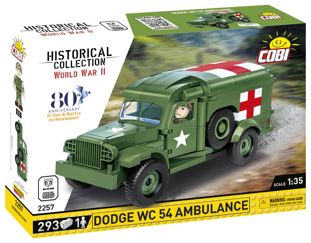 cobi dodge wc54 ambulance 2257 klocki model