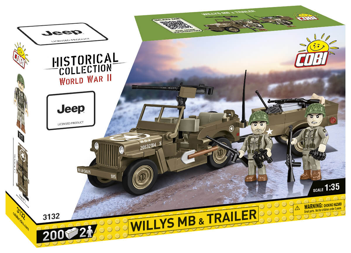 cobi willys mb jeep 1 35 model ww2