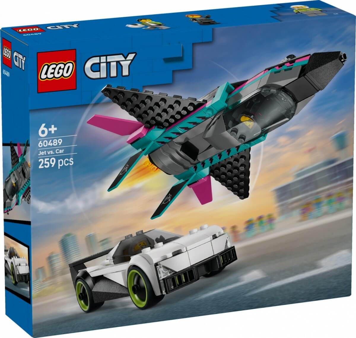 lego city 60489 odrzutowiec samochod zestaw