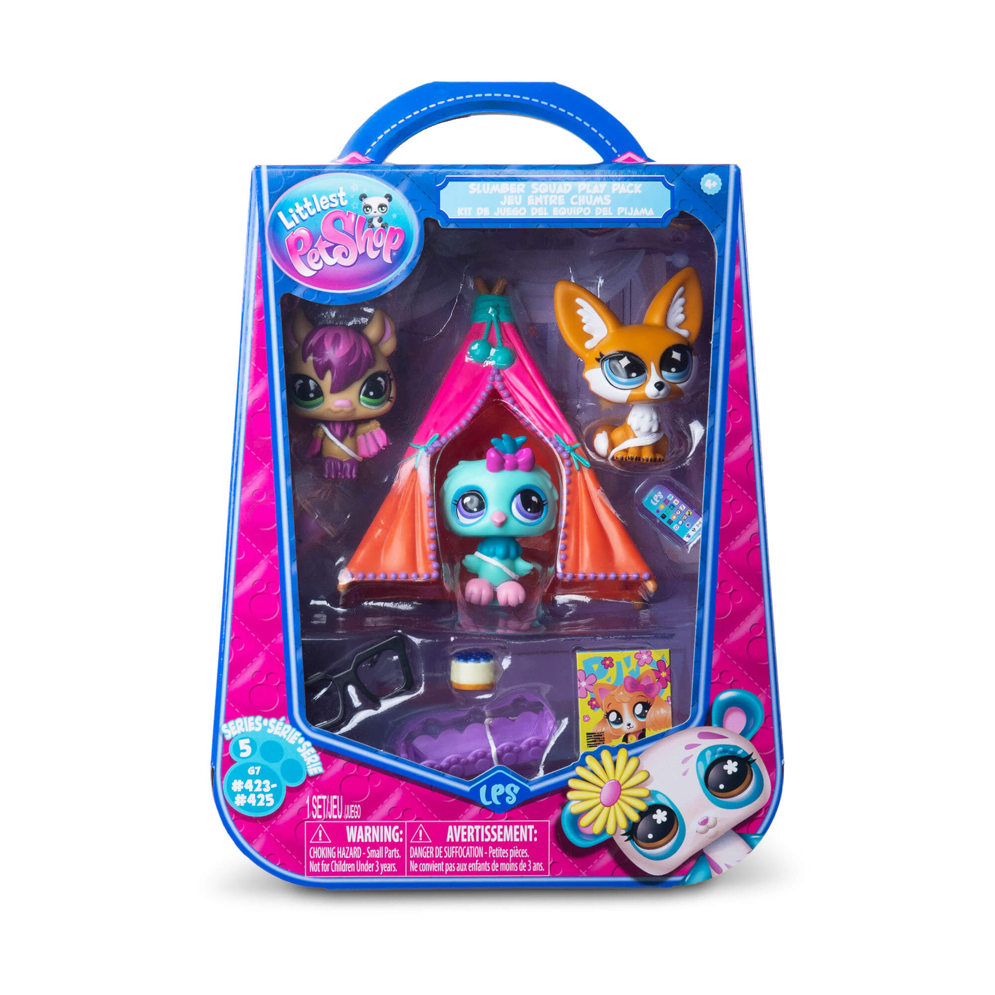littlest pet shop piżama party zestaw figurek