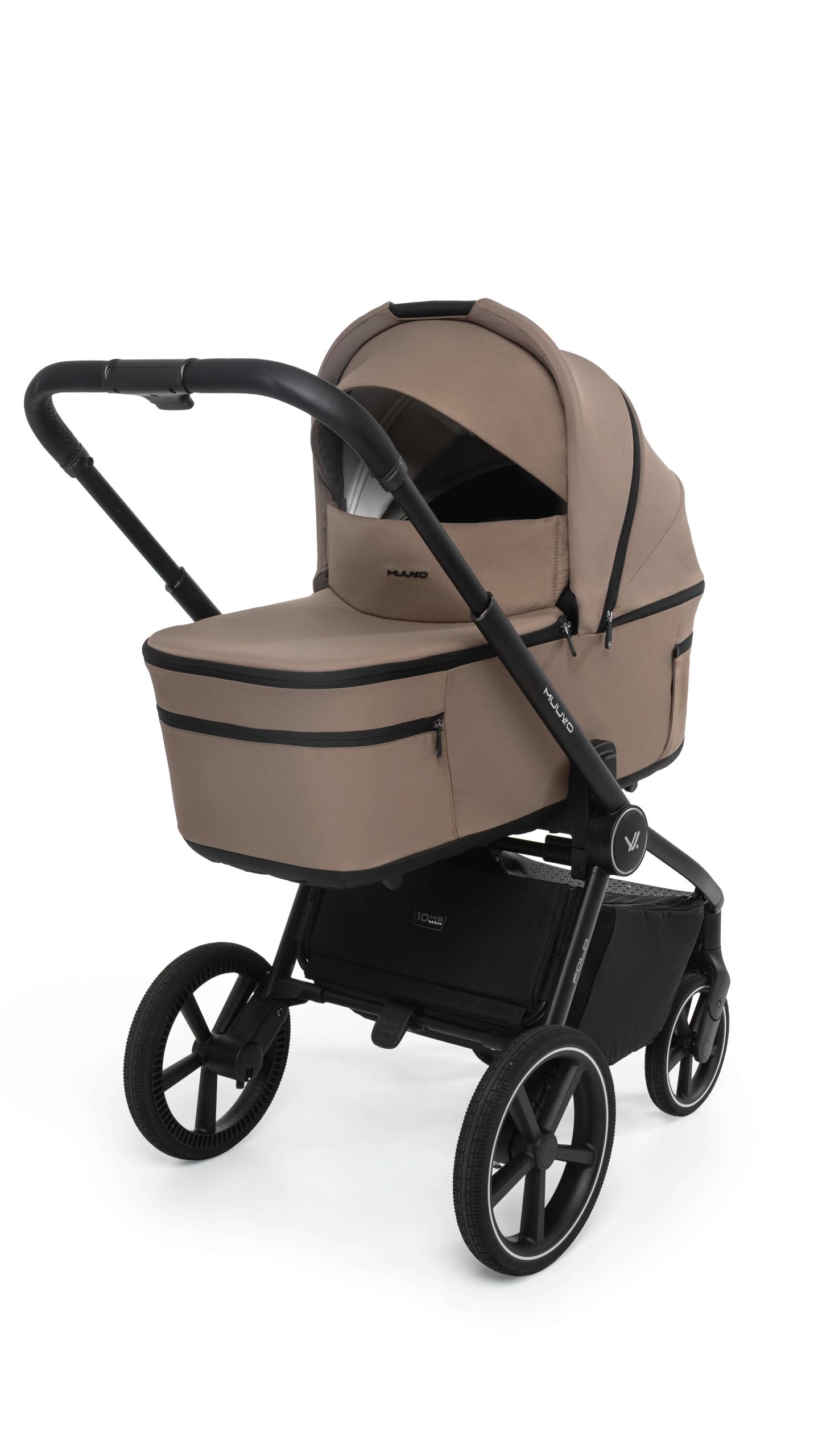 muuvo fold mokka wozek brazowy jasny