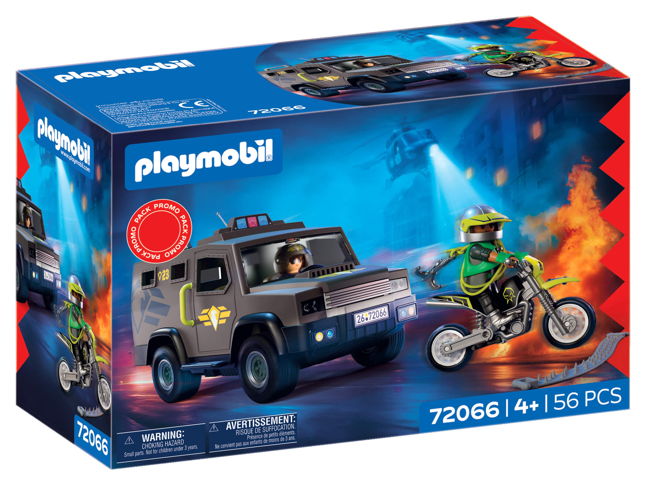 playmobil swat pojazd taktyczny policja 72066
