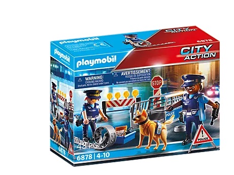playmobil 6878 blokada policyjna zestaw