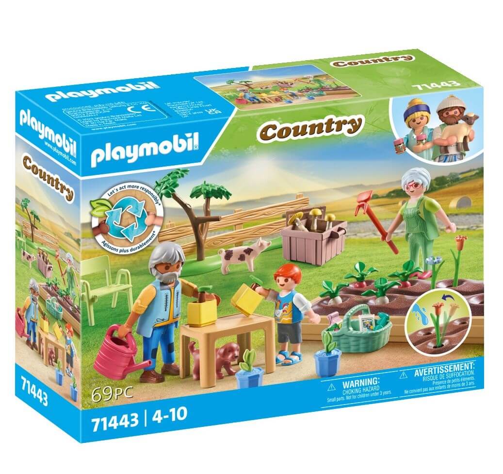 playmobil 71443 ogródek warzywny dziadkowie