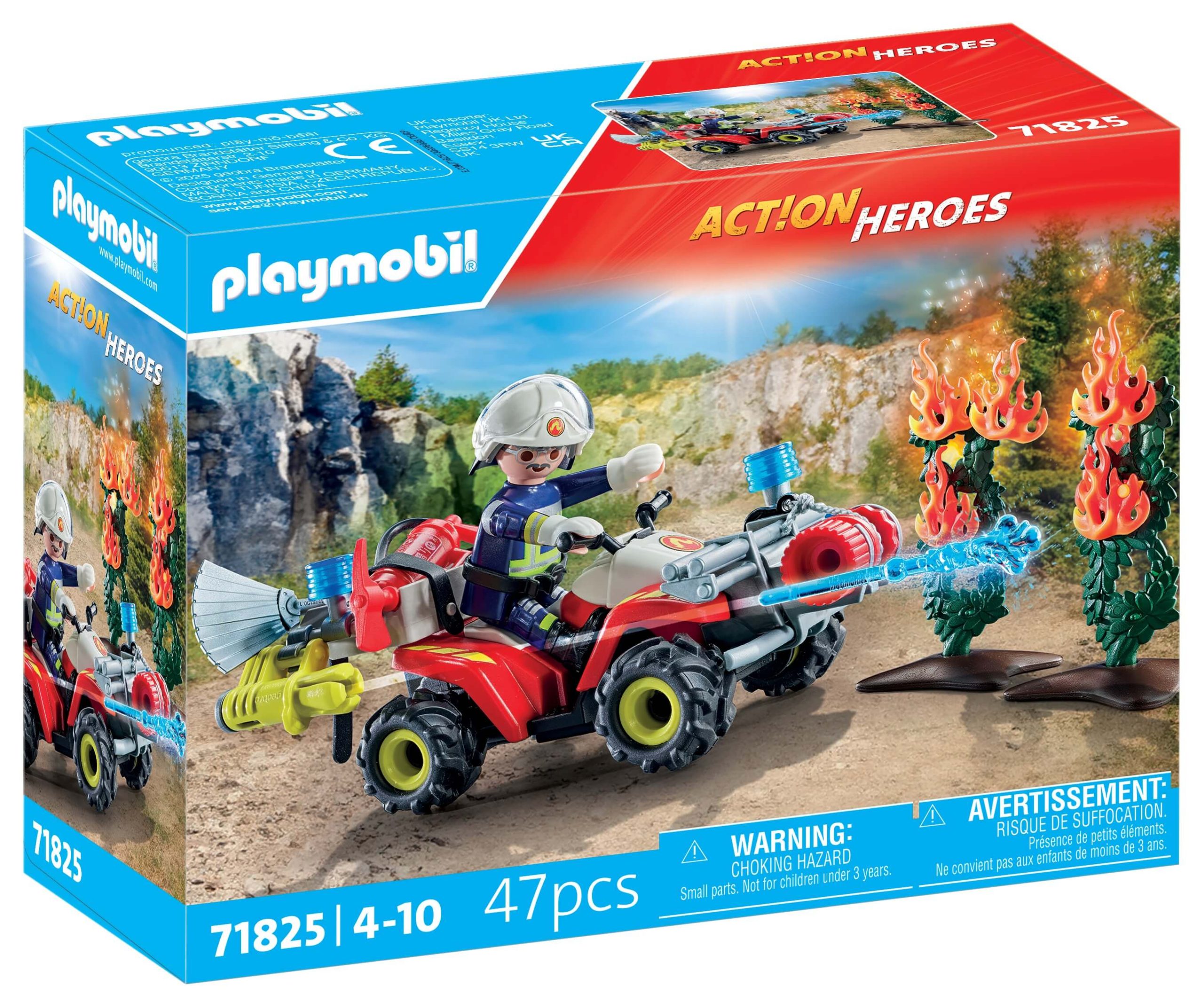playmobil 71825 quad straż pożarna