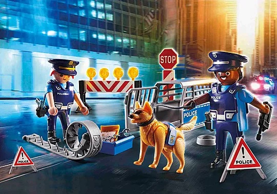 playmobil city action policja blokada